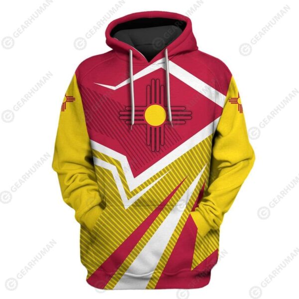 Custom T-shirt - Hoodies New Mexico HD-GH22014 3D Custom Fleece Hoodies Hoodie S 