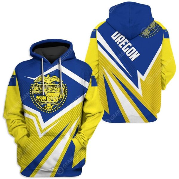Custom T-shirt - Hoodies Oregon HD-GH22005 3D Custom Fleece Hoodies Hoodie S 
