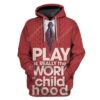 Custom T-shirt - Hoodies Play Is Really The Work Of Child Hood HD-GH21065 3D Custom Fleece Hoodies Hoodie S
