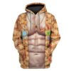 Custom T-shirt - Hoodies Pork Daddy Costume Apparel HD-GH20698 3D Custom Fleece Hoodies Hoodie S