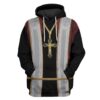 Custom T-shirt - Hoodies Priest Costume Apparel HD-GH20677 3D Custom Fleece Hoodies Hoodie S