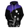 Custom T-shirt - Hoodies Skeleton HD-GH1281908 3D Custom Fleece Hoodies Hoodie S