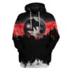 Custom T-shirt - Hoodies Skoll And Hati HD-GH1481918 3D Custom Fleece Hoodies Hoodie S