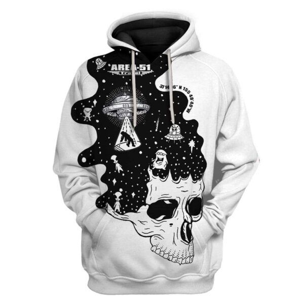 Custom T-shirt - Hoodies Storm Area 51 HD-GH21043 3D Custom Fleece Hoodies Hoodie S 