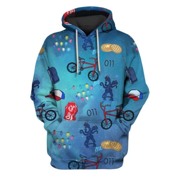 Custom T-shirt - Hoodies Stranger Things Apparel HD-GH20808 3D Custom Fleece Hoodies Hoodie S 