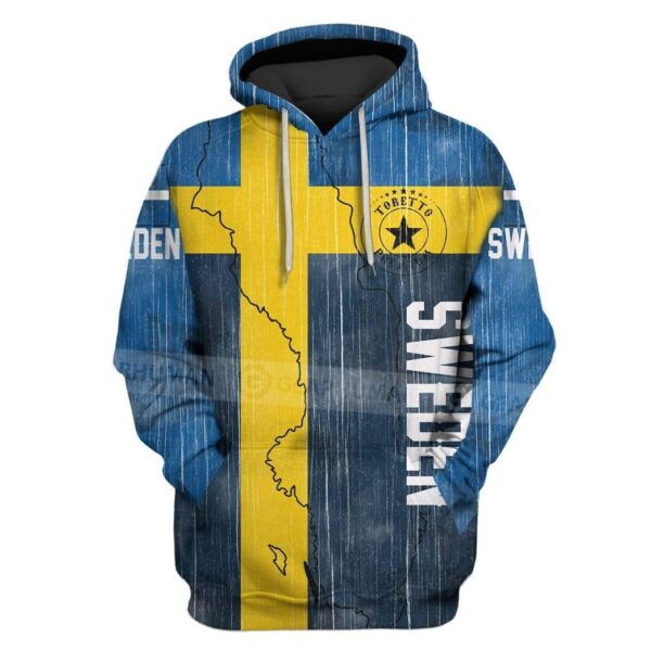 Custom T-shirt - Hoodies Sweden Apparel HD-GH20823 3D Custom Fleece Hoodies Hoodie S 