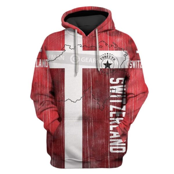 Custom T-shirt - Hoodies Switzerland Apparel HD-GH20815 3D Custom Fleece Hoodies Hoodie S 