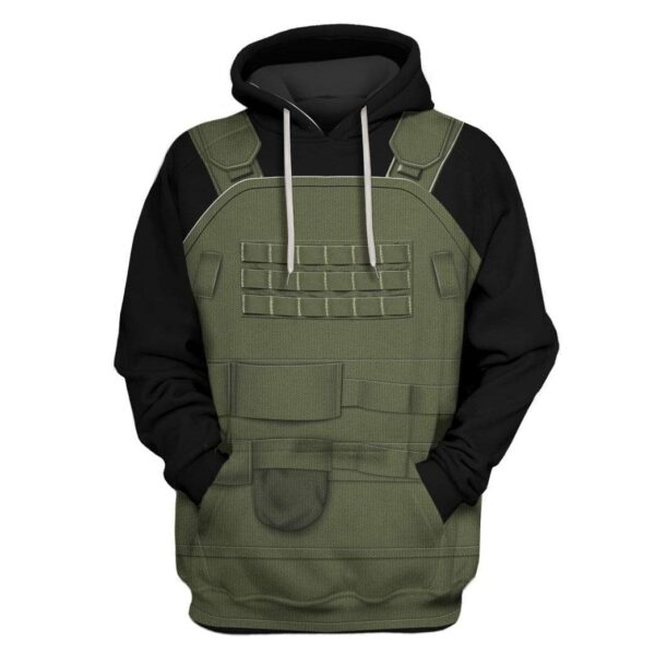 Custom T-shirt - Hoodies Terminator Apparel HD-GH20584 3D Custom Fleece Hoodies Hoodie S 