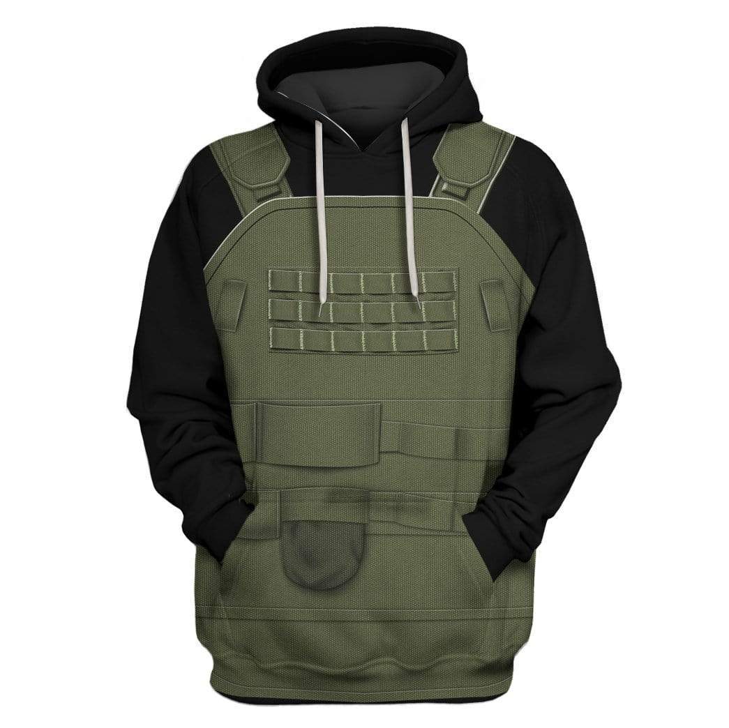 Custom T-shirt - Hoodies Terminator Apparel HD-GH20584 3D Custom Fleece Hoodies Hoodie S