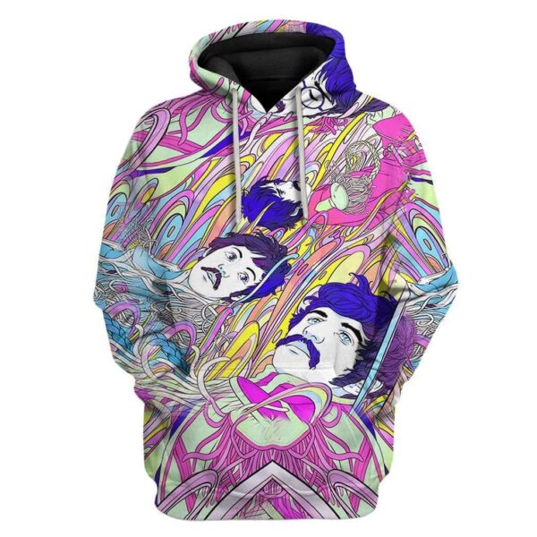 Custom T-shirt - Hoodies The Beatles Apparel HD-GH20851 3D Custom Fleece Hoodies Hoodie S 