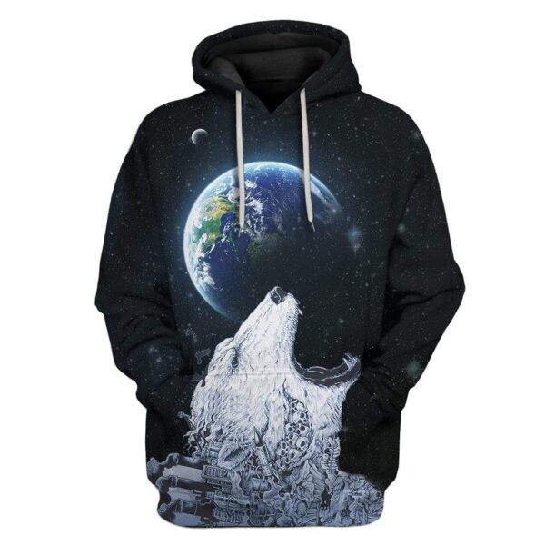 Custom T-shirt - Hoodies The Roar Of The Bear HD-GH0681905 3D Custom Fleece Hoodies Hoodie S 