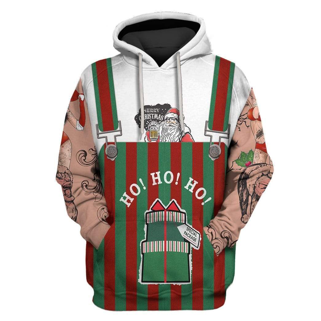 Custom T-shirt - Hoodies Ugly Christmas Apparel HD-GH20650 3D Custom Fleece Hoodies Hoodie S