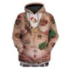 Custom T-shirt - Hoodies Ugly Christmas Apparel HD-GH20656 3D Custom Fleece Hoodies Hoodie S 