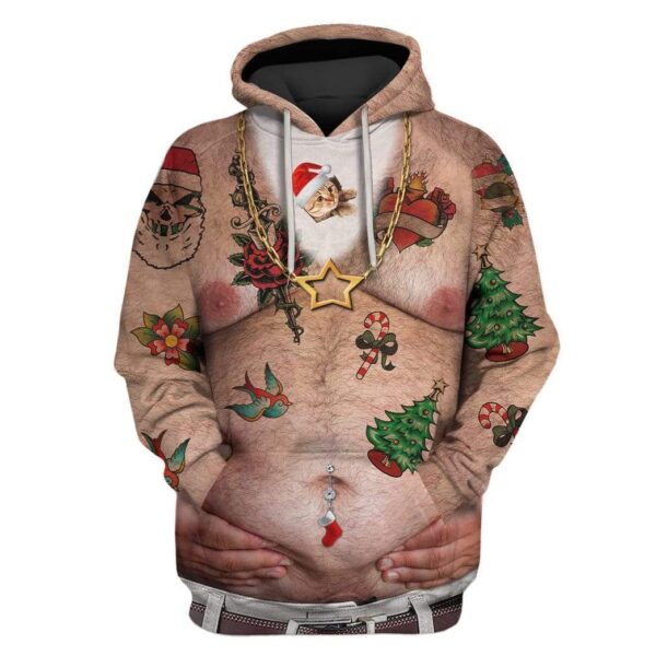 Custom T-shirt - Hoodies Ugly Christmas Apparel HD-GH20656 3D Custom Fleece Hoodies Hoodie S 