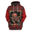 Custom T-shirt - Hoodies Ugly Christmas Bear Apparel HD-GH20665 3D Custom Fleece Hoodies Hoodie S