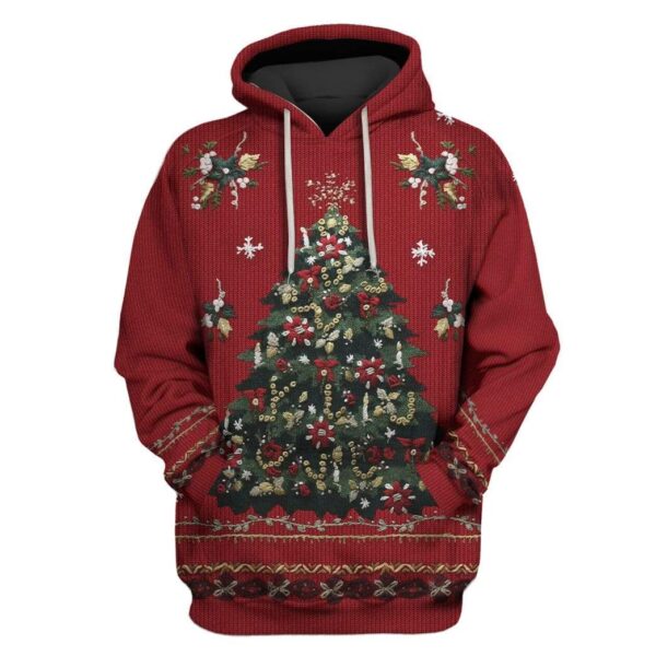 Custom T-shirt - Hoodies Ugly Christmas Carolina Colours Apparel HD-GH20666 3D Custom Fleece Hoodies Hoodie S 