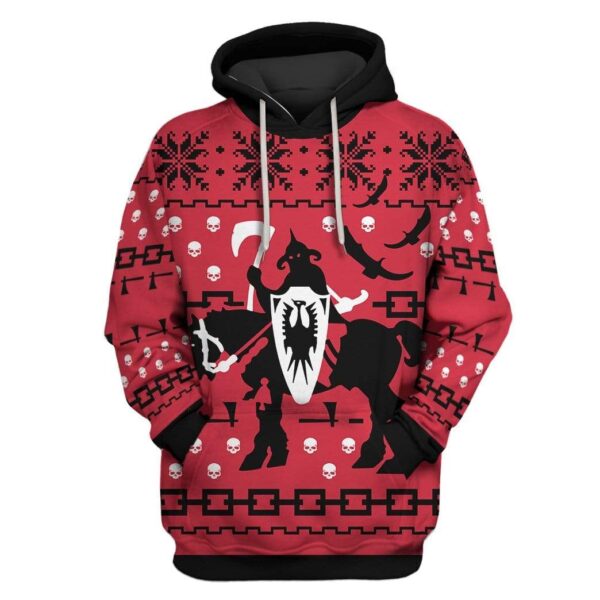 Custom T-shirt - Hoodies Ugly Christmas Death Dealer Apparel HD-GH20669 3D Custom Fleece Hoodies Hoodie S 