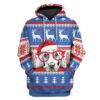 Custom T-shirt - Hoodies Ugly Christmas Dog Apparel HD-GH20738 3D Custom Fleece Hoodies Hoodie S