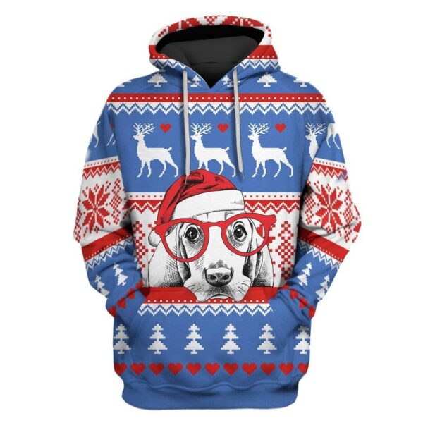 Custom T-shirt - Hoodies Ugly Christmas Dog Apparel HD-GH20738 3D Custom Fleece Hoodies Hoodie S 