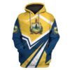 Custom T-shirt - Hoodies Vermont HD-GH22023 3D Custom Fleece Hoodies Hoodie S