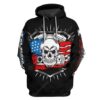Custom T-shirt - Hoodies Veteran Biker HD-GH21098 3D Custom Fleece Hoodies Hoodie S