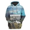Custom T-shirt - Hoodies WORTH THE CLIMB Apparel HD-GH20773 3D Custom Fleece Hoodies Hoodie S