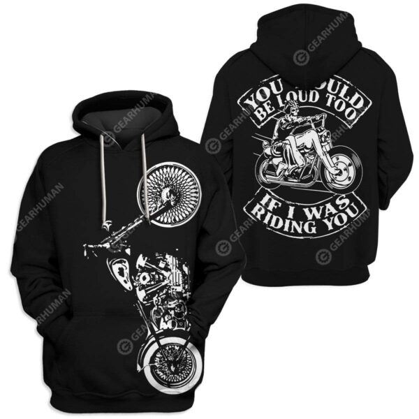 Custom T-shirt - Hoodies You would be loud too HD-GH21094 3D Custom Fleece Hoodies 