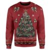 Custom T-shirt - Long Sleeves Ugly Christmas Carolina Colours Christmas Sweater Jumper HD-GH20666 Ugly Christmas Sweater 