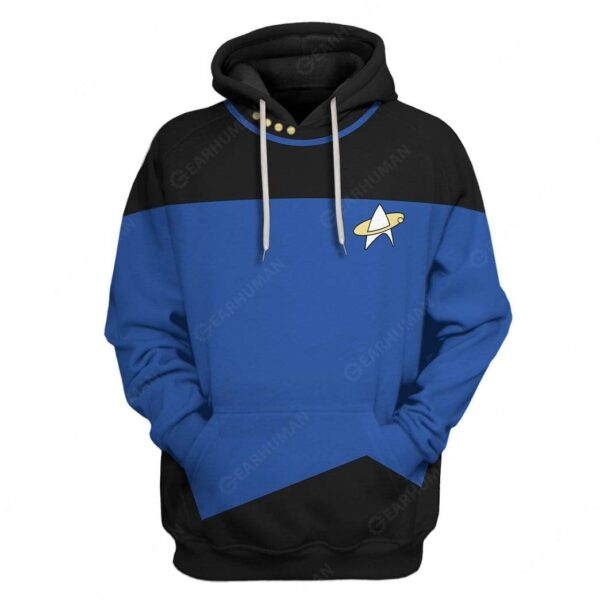 Custom The Next Generation Blue T-shirt - Hoodies - Sweater HD-GH110522 3D Custom Fleece Hoodies Hoodie S 