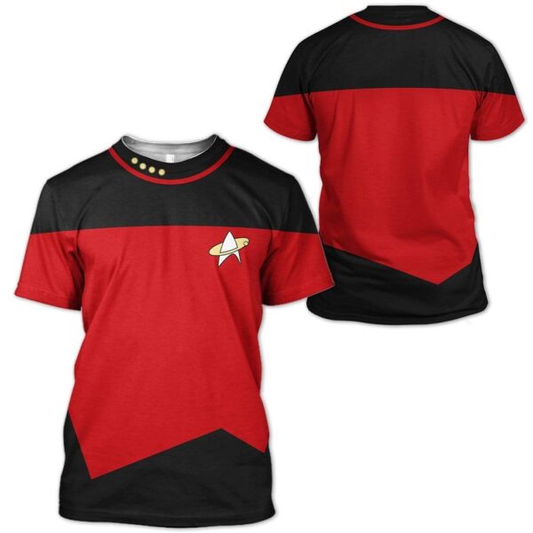 Custom The Next Generation Red T-shirt - Hoodies - Sweater HD-GH110520 3D Custom Fleece Hoodies 