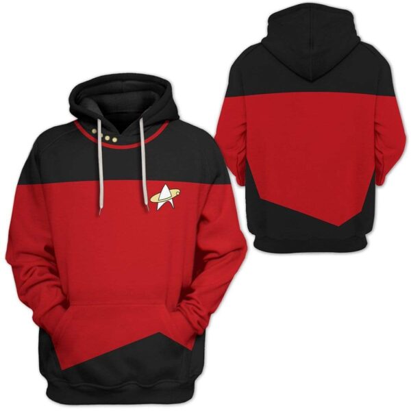 Custom The Next Generation Red T-shirt - Hoodies - Sweater HD-GH110520 3D Custom Fleece Hoodies 