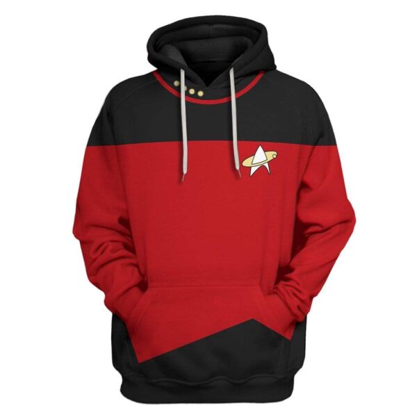 Custom The Next Generation Red T-shirt - Hoodies - Sweater HD-GH110520 3D Custom Fleece Hoodies Hoodie S 