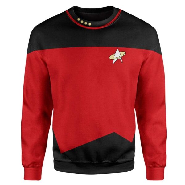 Custom The Next Generation Red T-shirt - Hoodies - Sweater HD-GH110520 3D Custom Fleece Hoodies Long Sleeve S