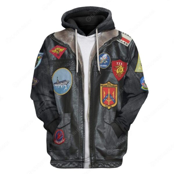 Custom Top Gun Men's Jet Fighter Apparel HD-GH20580 3D Custom Fleece Hoodies Hoodie S 