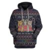 Custom Ugly Cat Apparel HD-AT29101901 3D Custom Fleece Hoodies Hoodie S 