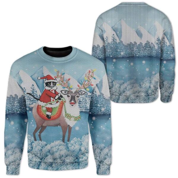 Custom Ugly Cat Christmas Sweater Jumper HD-TT28101912 Ugly Christmas Sweater 