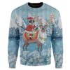 Custom Ugly Cat Christmas Sweater Jumper HD-TT28101912 Ugly Christmas Sweater Long Sleeve S