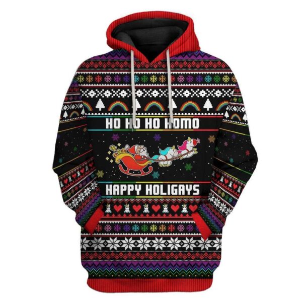 Custom Ugly Christmas Apparel HD-DT21101907 3D Custom Fleece Hoodies Hoodie S 