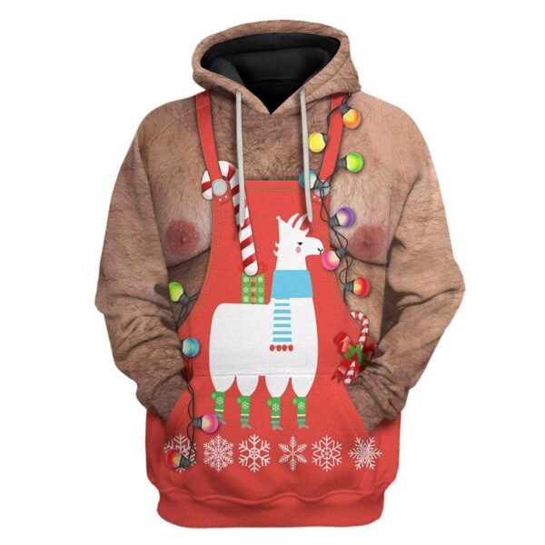 Custom Ugly Christmas Apparel HD-TT07101905 3D Custom Fleece Hoodies Hoodie S 