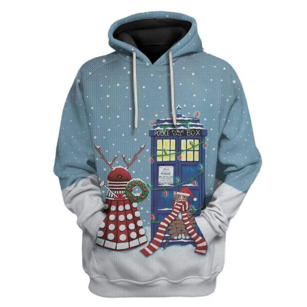 Custom Ugly Christmas Apparel HD-TT28101911 3D Custom Fleece Hoodies Hoodie S 