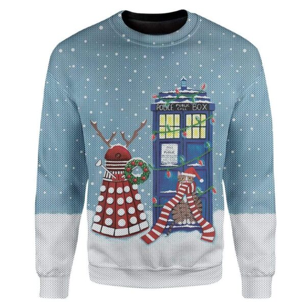 Custom Ugly Christmas Sweater Jumper HD-TT28101911 Ugly Christmas Sweater Long Sleeve S