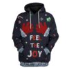 Custom Ugly Feel The Joy Apparel HD-TT25101907 3D Custom Fleece Hoodies Hoodie S