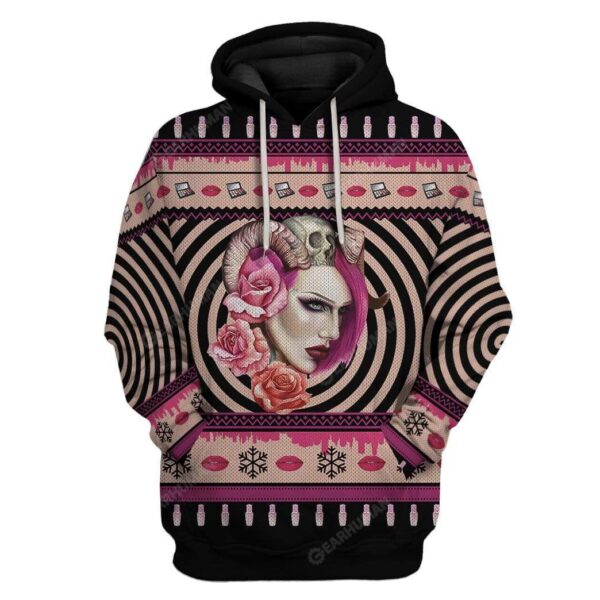 Custom Ugly Jeffree Apparel HD-TA02111903 3D Custom Fleece Hoodies Hoodie S 