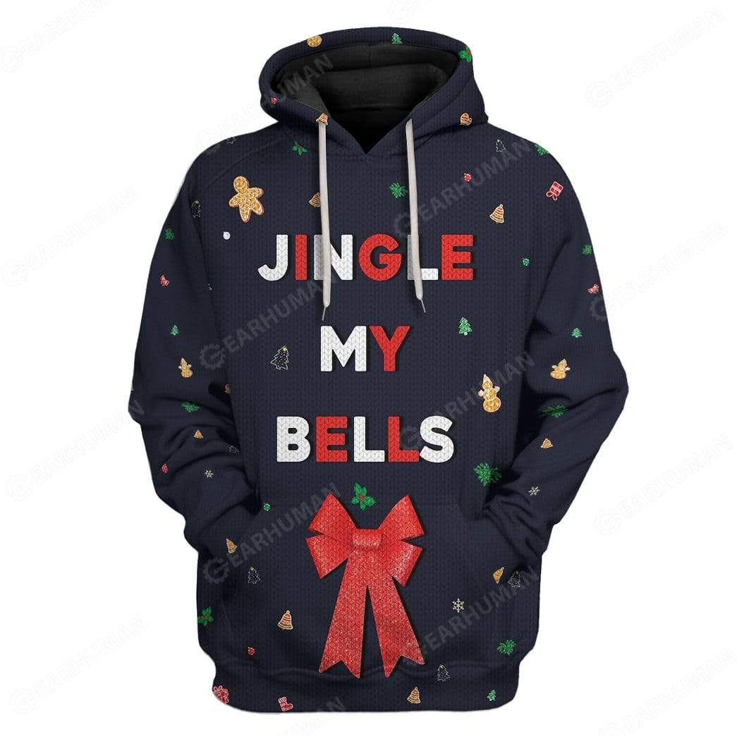 Custom Ugly Jingle My Bells Apparel HD-TT25101906 3D Custom Fleece Hoodies Hoodie S