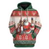 Custom Ugly Santa And Jesus Apparel HD-DT29101903 3D Custom Fleece Hoodies Hoodie S