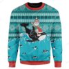 Custom Ugly Santa And Whale Christmas Sweater Jumper HD-TT29101910 Ugly Christmas Sweater