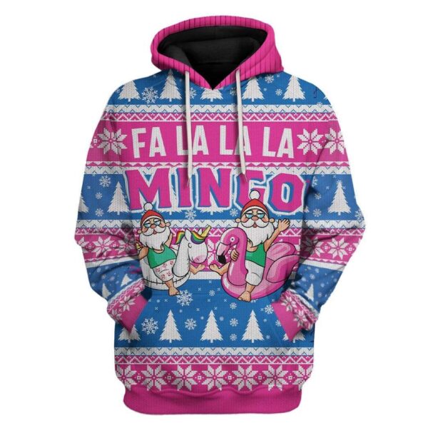 Custom Ugly Santa Apparel HD-AT30101915 3D Custom Fleece Hoodies Hoodie S 