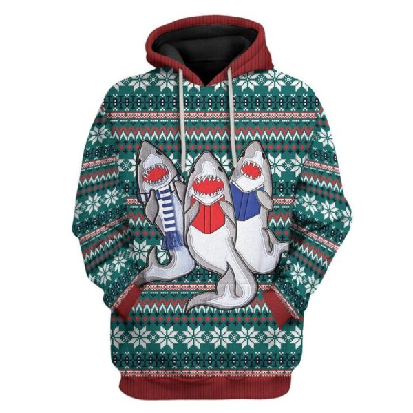 Custom Ugly Shark Apparel HD-TT01111902 3D Custom Fleece Hoodies Hoodie S 