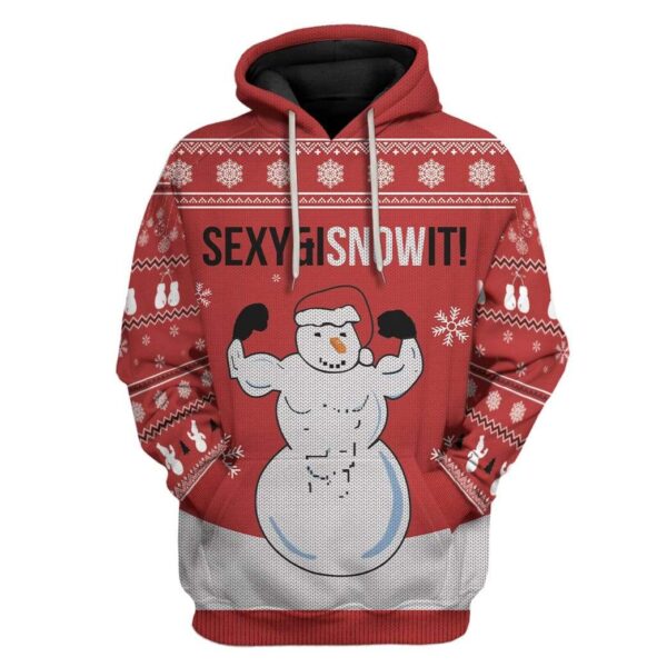 Custom Ugly Snowman Apparel HD-DT30101902 3D Custom Fleece Hoodies Hoodie S 