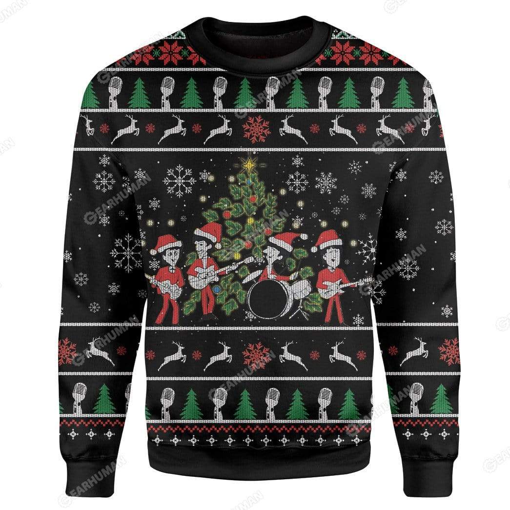Custom Ugly The Beatles Christmas Sweater Jumper HD-TA30101906 Ugly Christmas Sweater